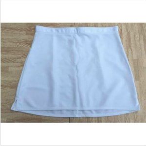 NEW PLUS SIZE WHITE CHEERLEADER UNIFORM SKIRT